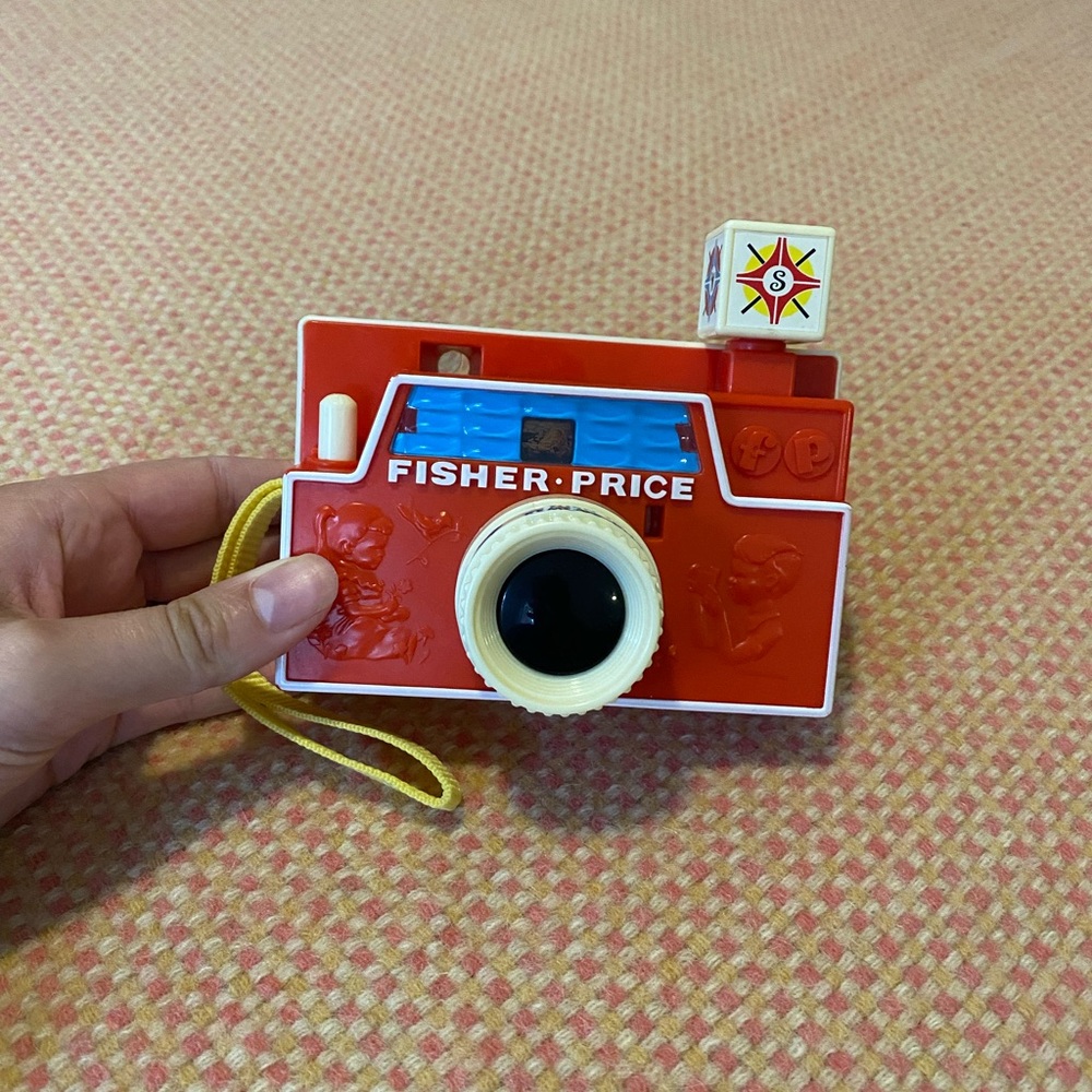 Vintage Fisher-Price Changeable Picture Disc Camera #800 | 1960s Retro Toy